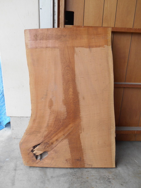 K4 K18銘木 欅ケヤキけやき 貴重 乾燥材 無垢板 一枚板 DIY 無垢材 天板 - 3